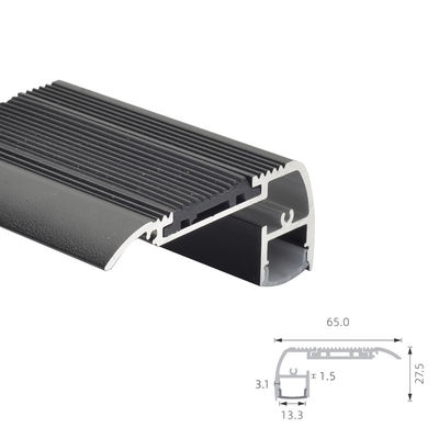 Guter Preis Sprühen Aluminiumverdrängungs-Profile Opal Anodizeds H27.5mm LED Beschichtung Online