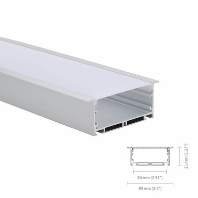 Anodisiertes magnetisches geführtes Aluminiumprofil IP45 mit PC bereifter Abdeckung