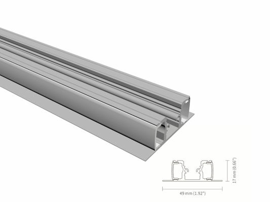 Anodisierte Profile der Wand-LED verdrängten 10mm Breite mit Acryldiffusor IP44