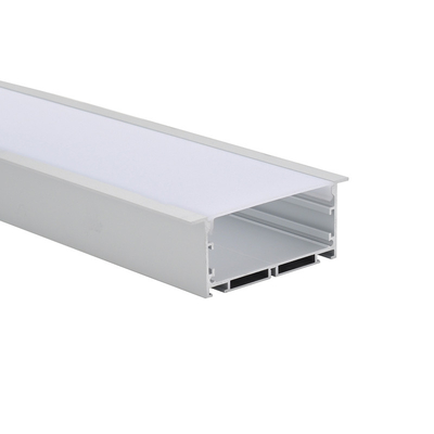 Endstöpsel PMMA-Abdeckung, vertieftes, das Aluminium- LED-Profil Opal-H35mm bereifte