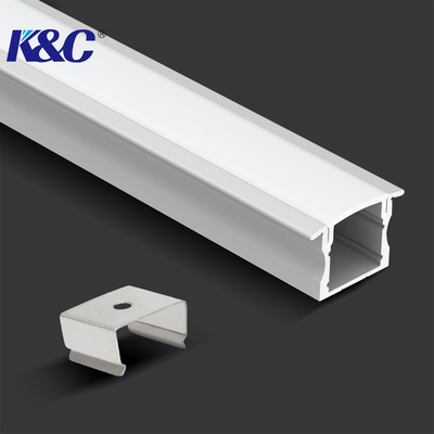 Länge 2m 2.5m vertiefte Aluminium-LED-Profil mit PC Diffusor-Abdeckung
