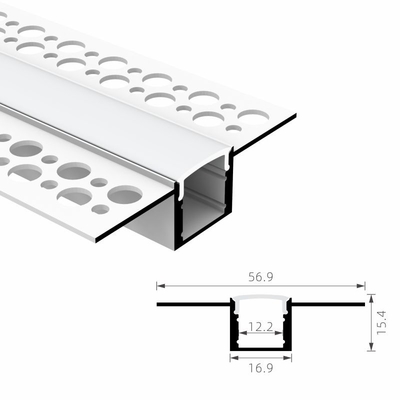 LED-Aluminiumprofil für geführte Streifen-Licht-Decken-Gips-Gips-Kanal-Trockenmauer