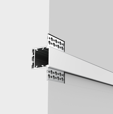 LED-Fasergipsplatten-Profil-Aluminiumkanal für Trockenmauer-Gips mit PC Abdeckung