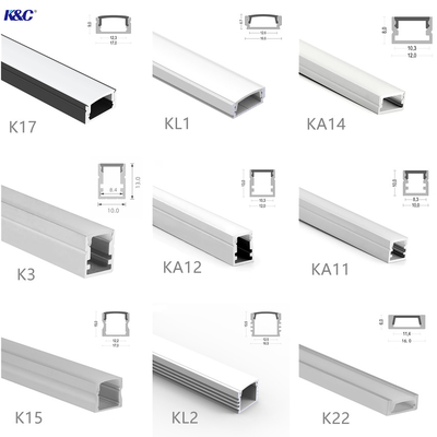 Streifen-Aluminiumprofil-dünnes flaches angebrachtes Sandstrahlen PMMA-Abdeckungs-LED