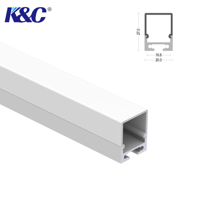 Aluminiumverdrängungs-Profil 2.5m Längen-LED mit PC Diffusor-Abdeckung