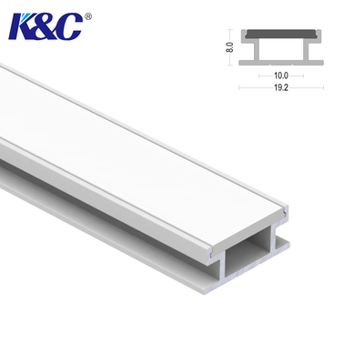 des 2.5m Längen-LED T5 Aluminiumlegierungs-Kanal-Sandstrahlen Boden-Profil-6063