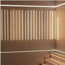 Verdrängungs-Kühlkörper-Wohnung vertiefte geführten Aluminiumkanal 6063 T5 für Deckenleuchte