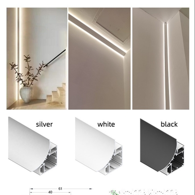 Guter Preis Eckverdrängung T8 führte Streifen-Aluminiumprofil mit PC-Diffusor-Abdeckungs-Lampenschirm Online