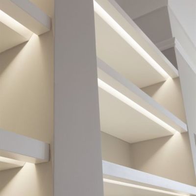 6063 T5 vertieften Aluminium-LED-Profil-Kühlkörper-Wohnung für Deckenleuchte