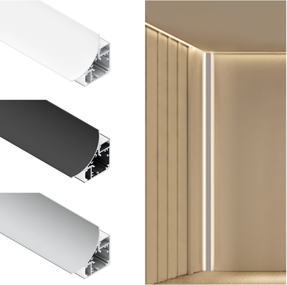 Guter Preis Winkel formen LED-Streifen-Aluminiumprofil-Anodisierungsende mit PMMA-Abdeckung Online